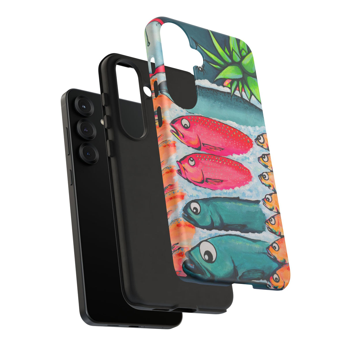 Neon Cabo Fish Market Tough Phone Case