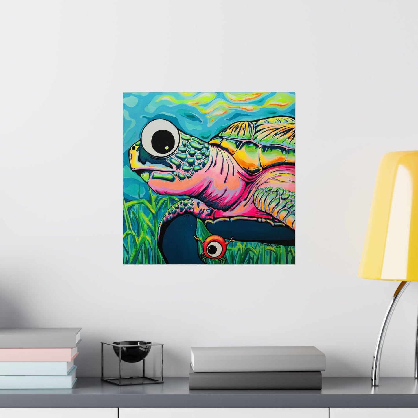 Cyclops Turtle Giclée Art Poster