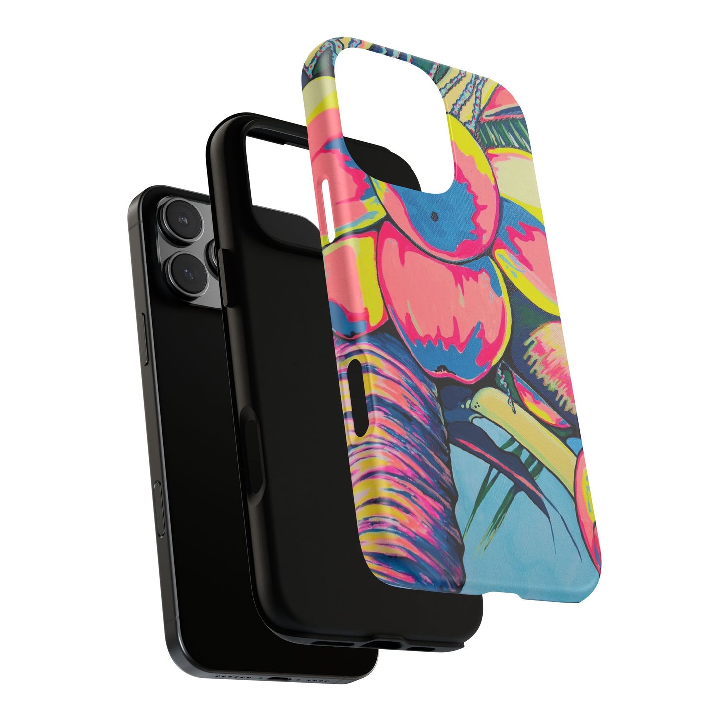 Neon Coconuts Tough Phone Case