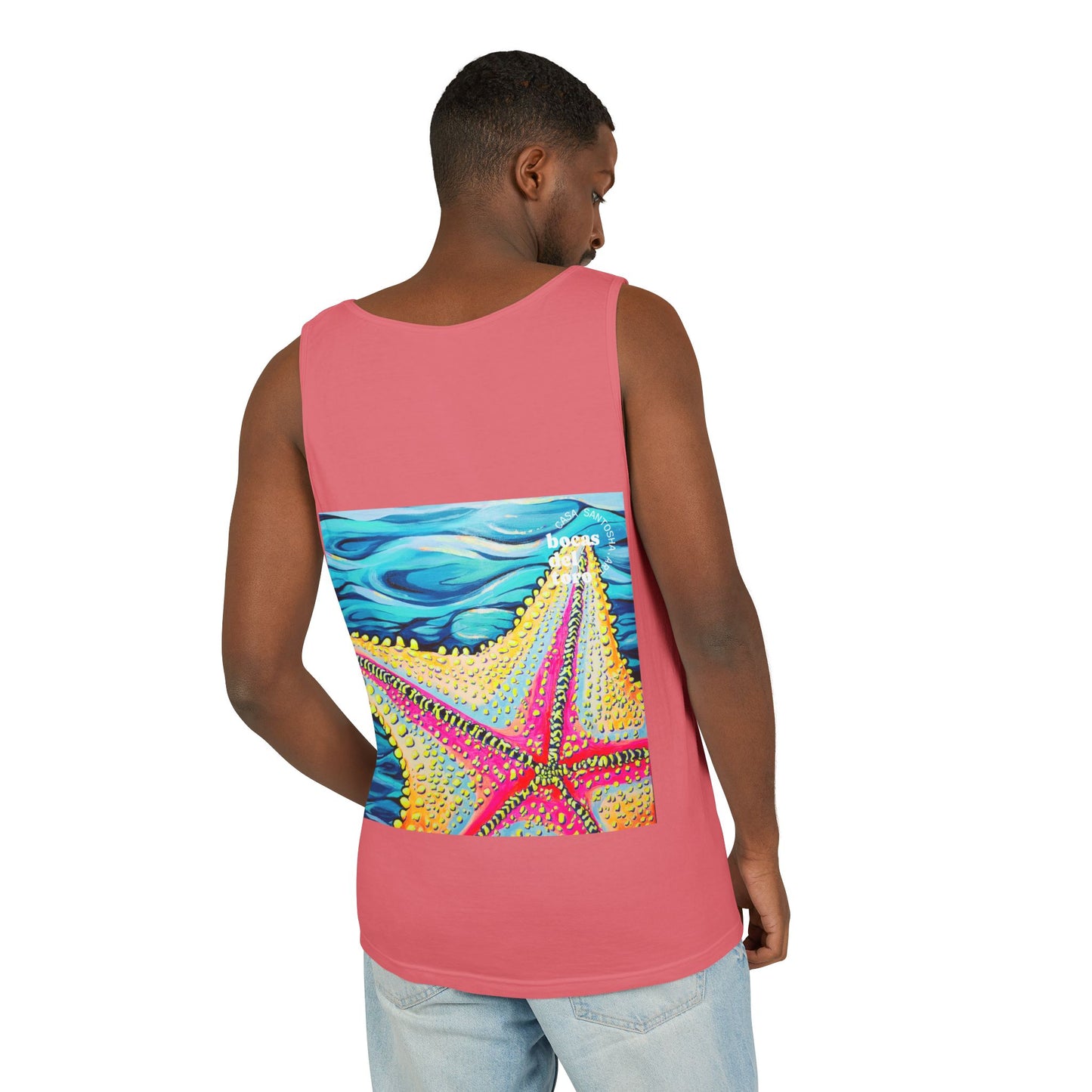 Unisex Starfish Beach Bocas Tank Top - Perfect for Summer Vibes