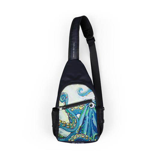 Cyclops Octopus Art Sling Bag - Travel or Everyday Chest Bag