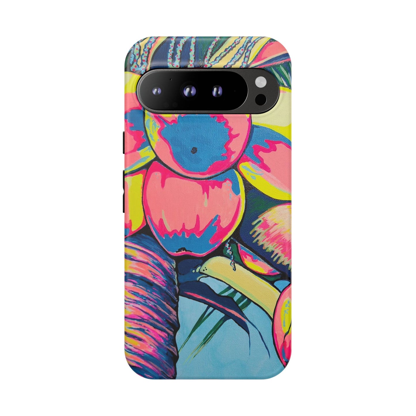 Neon Coconuts Tough Phone Case