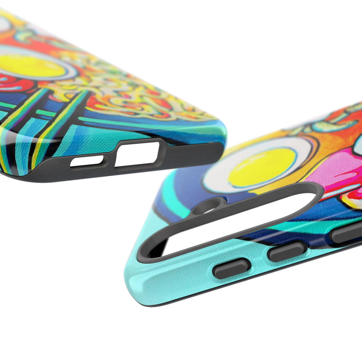 Coque de téléphone résistante Neon Ramen
