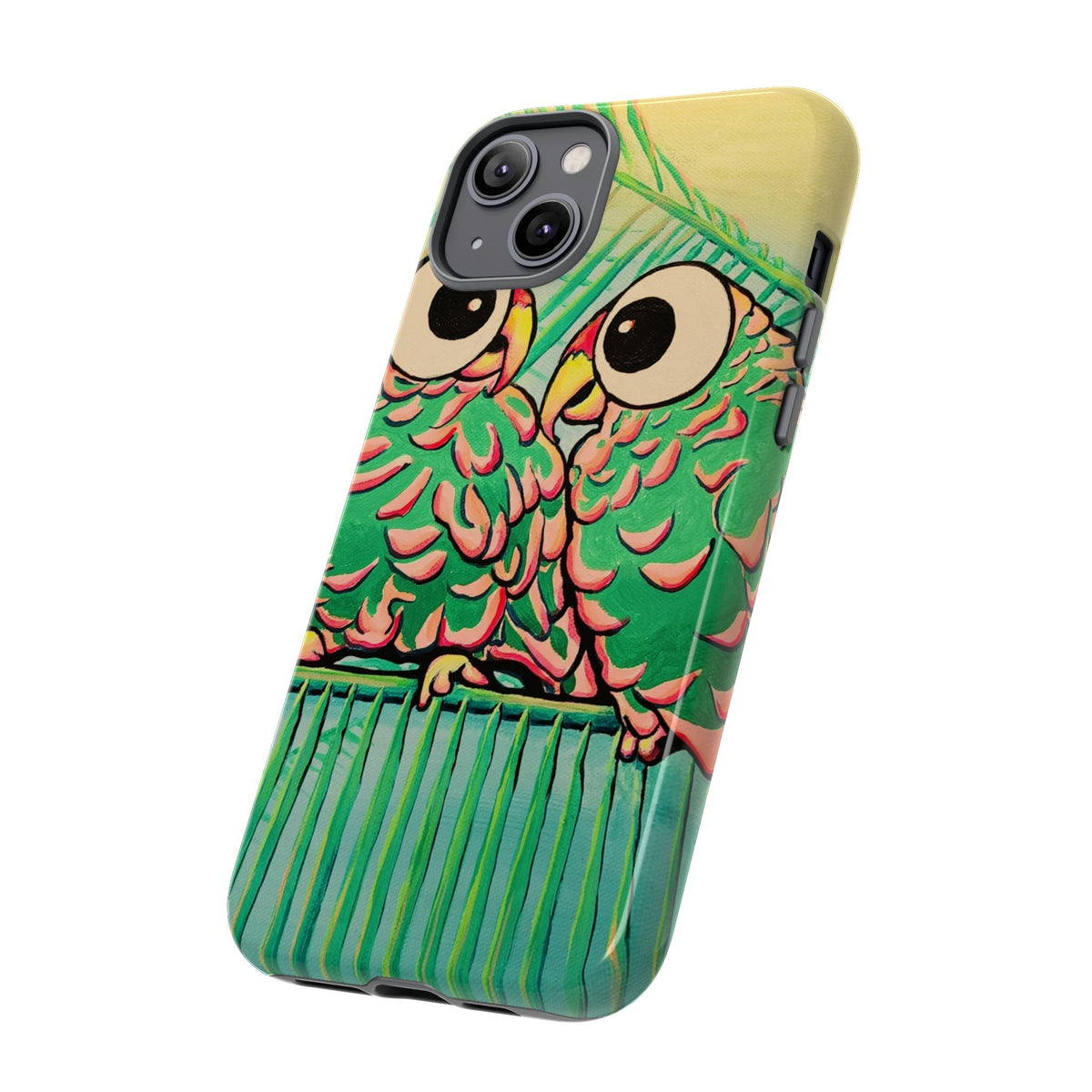 Chatty Cyclops Parrots Tough Phone Case