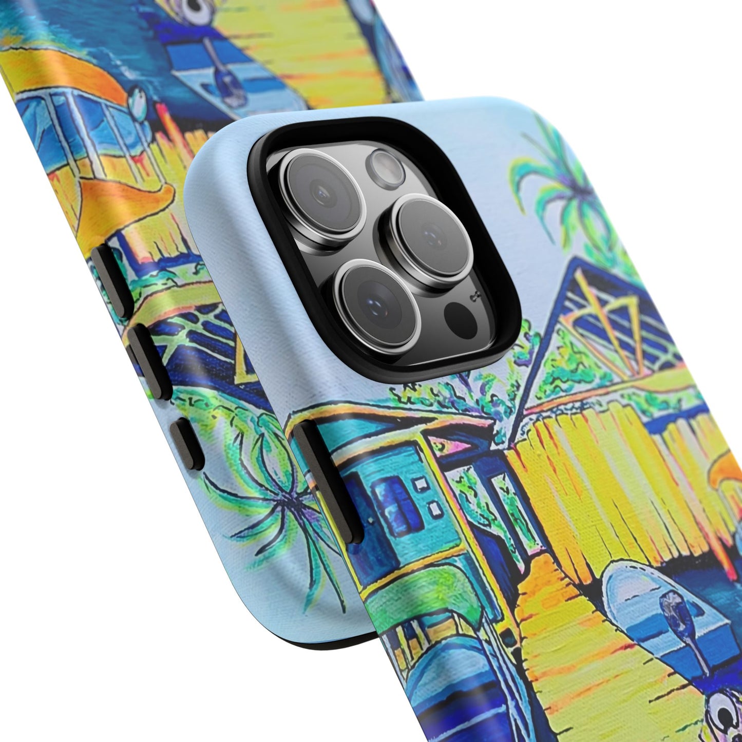 Cyclops Cat and Dog in Bocas Tough Phone Case