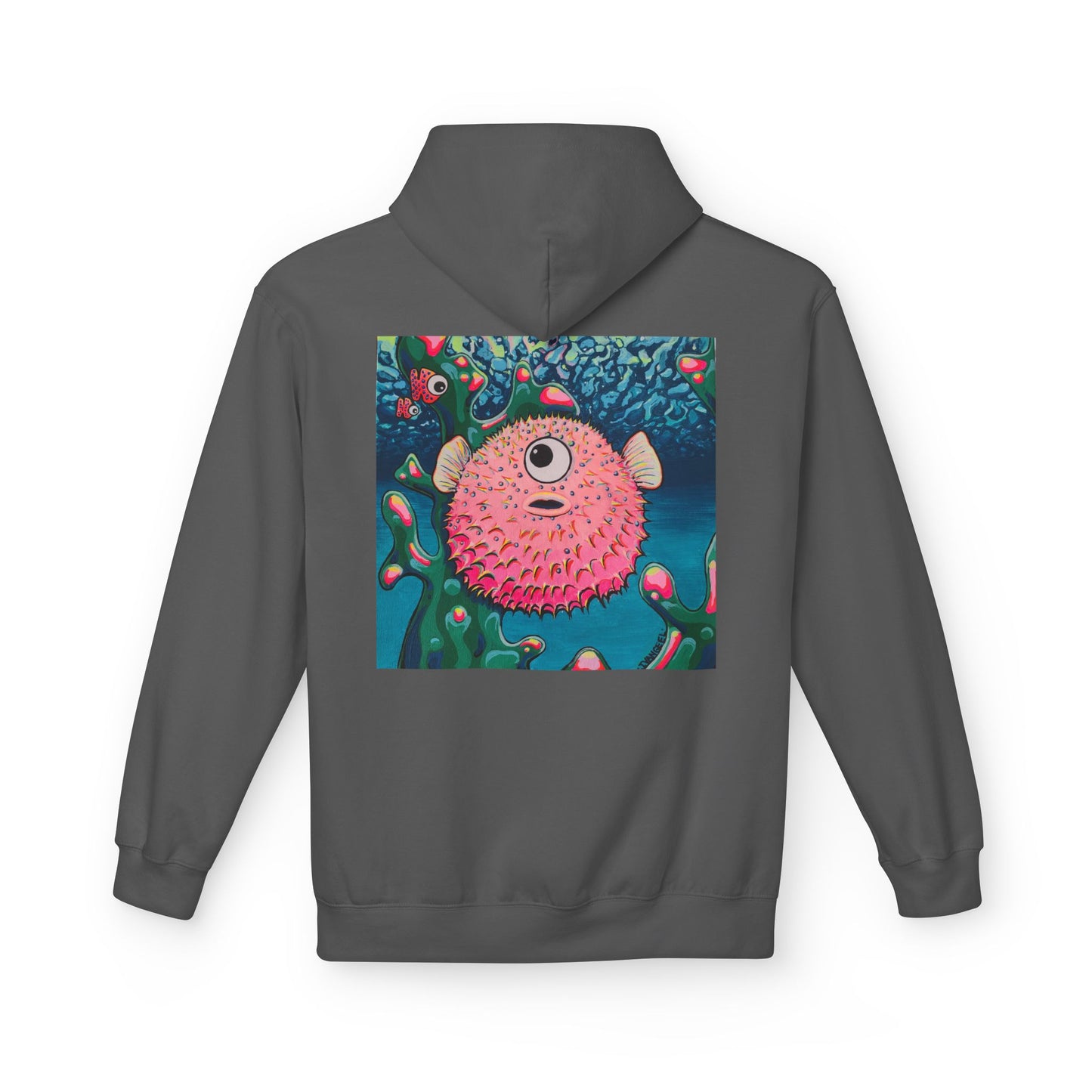 Unisex Cyclops Pufferfish Soft Hoodie