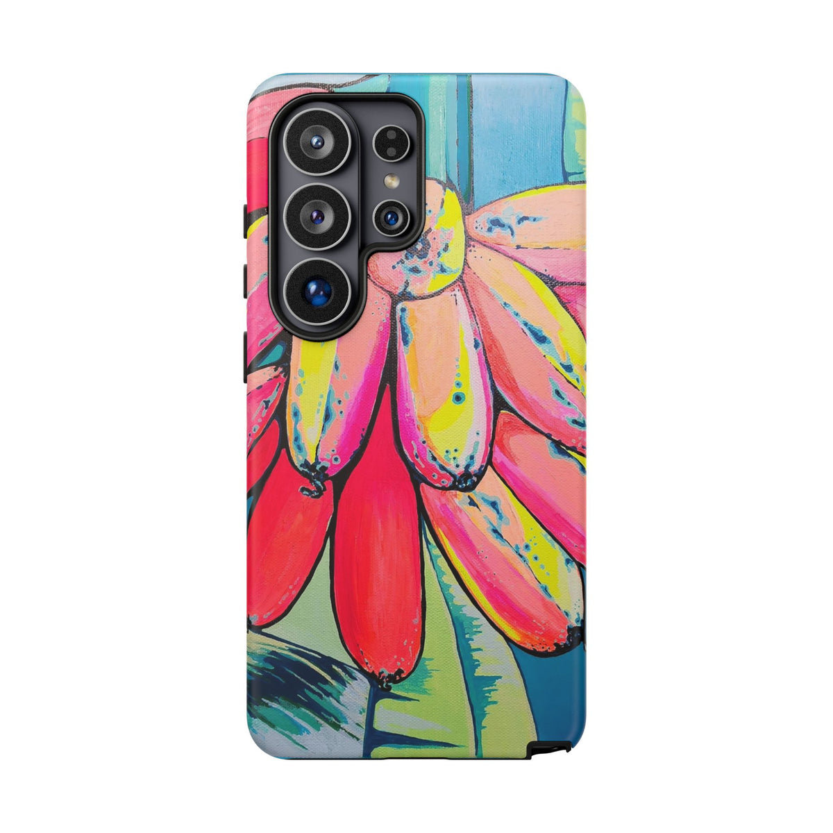Neon Primitivo Bananas Tough Phone Case