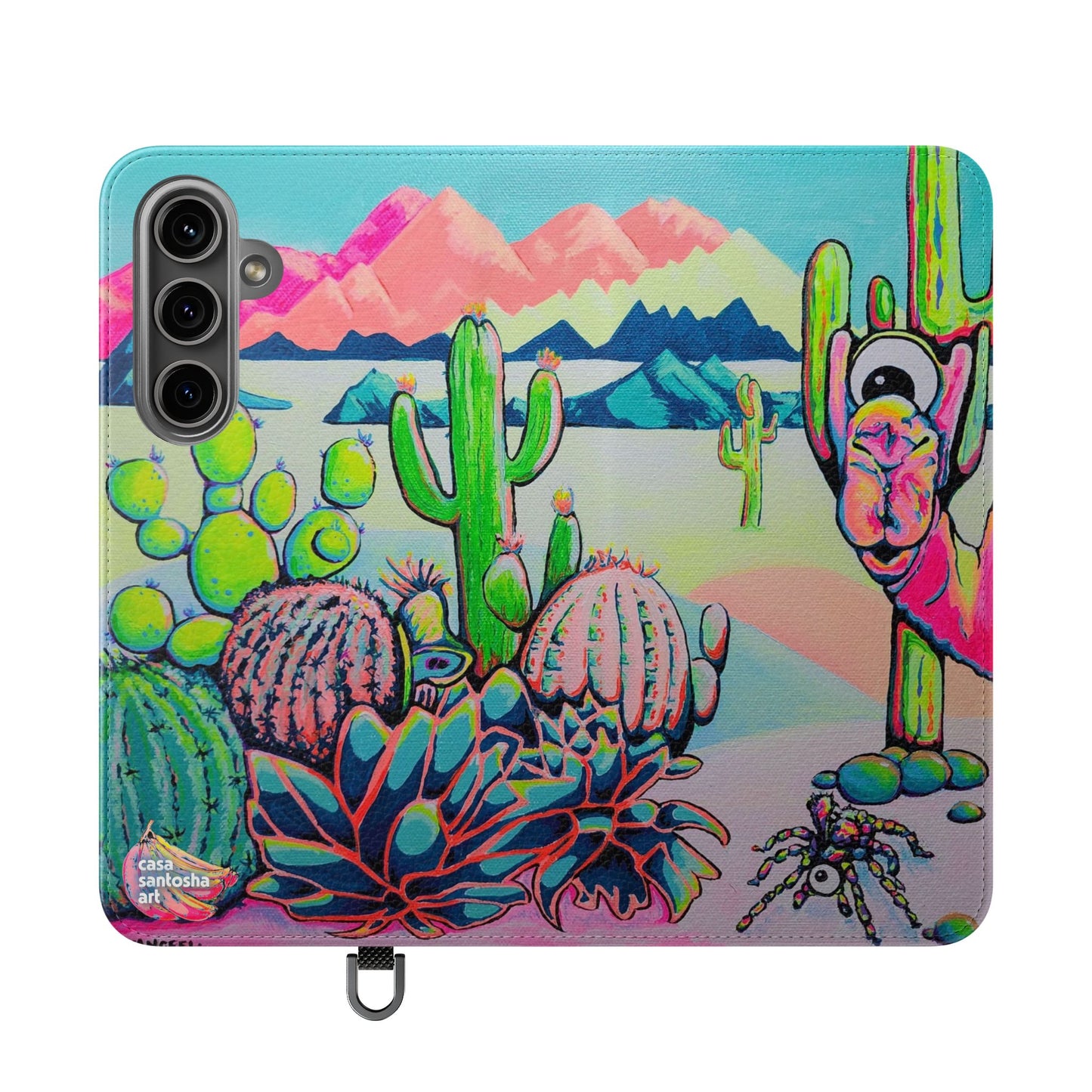 Cyclops Camel Flip Phone Case – Wallet Cover with Card Slots