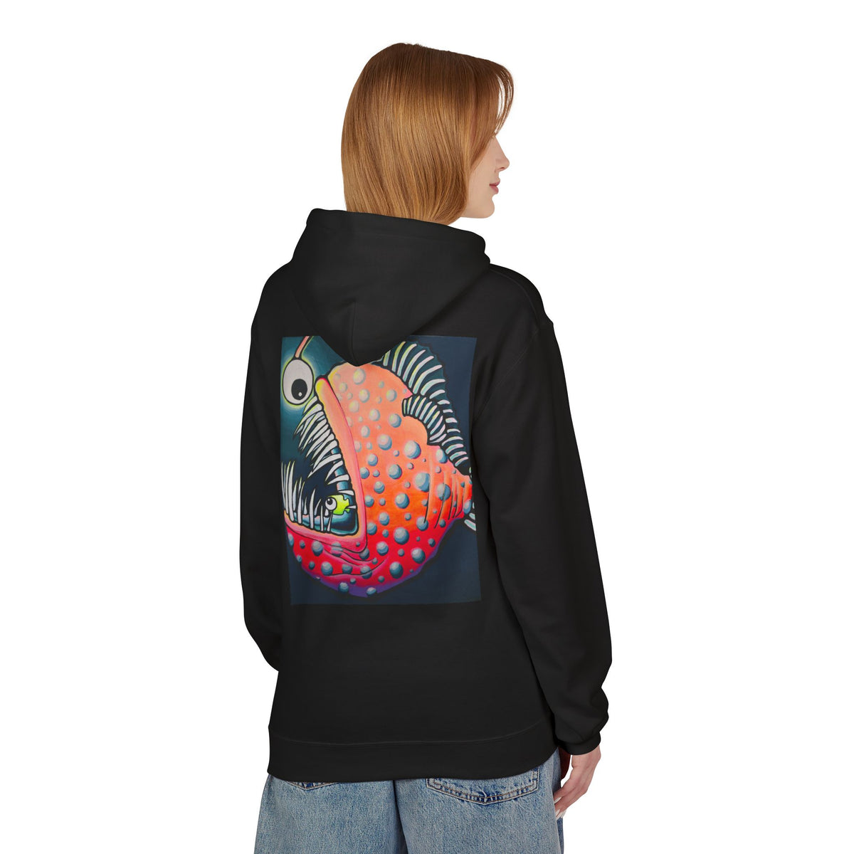 Unisex Cyclops Anglerfish Soft Hoodie