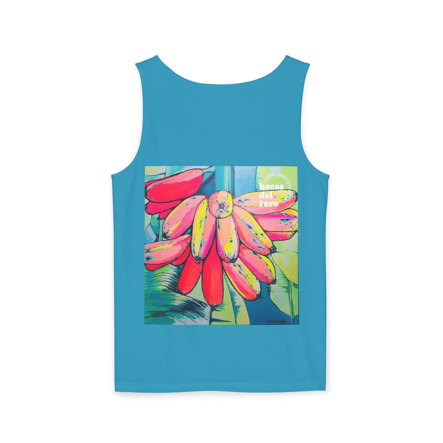 Unisex Neon Primitivo Bananas Tank Top - Perfect for Summer Vibes