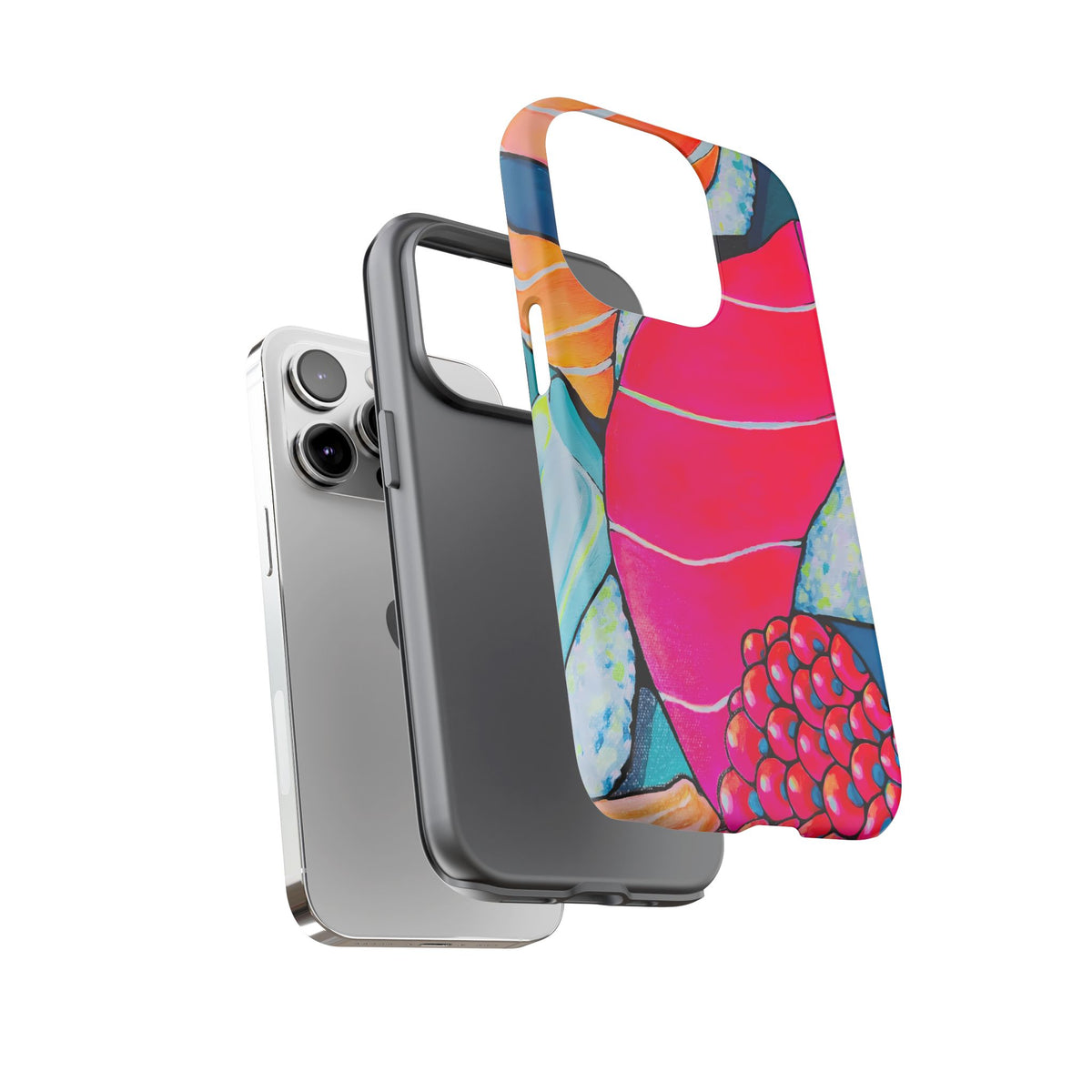 Coque de téléphone résistante Néon Sushi