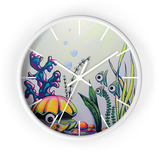 Cyclops Clam Pop Art Wall Clock