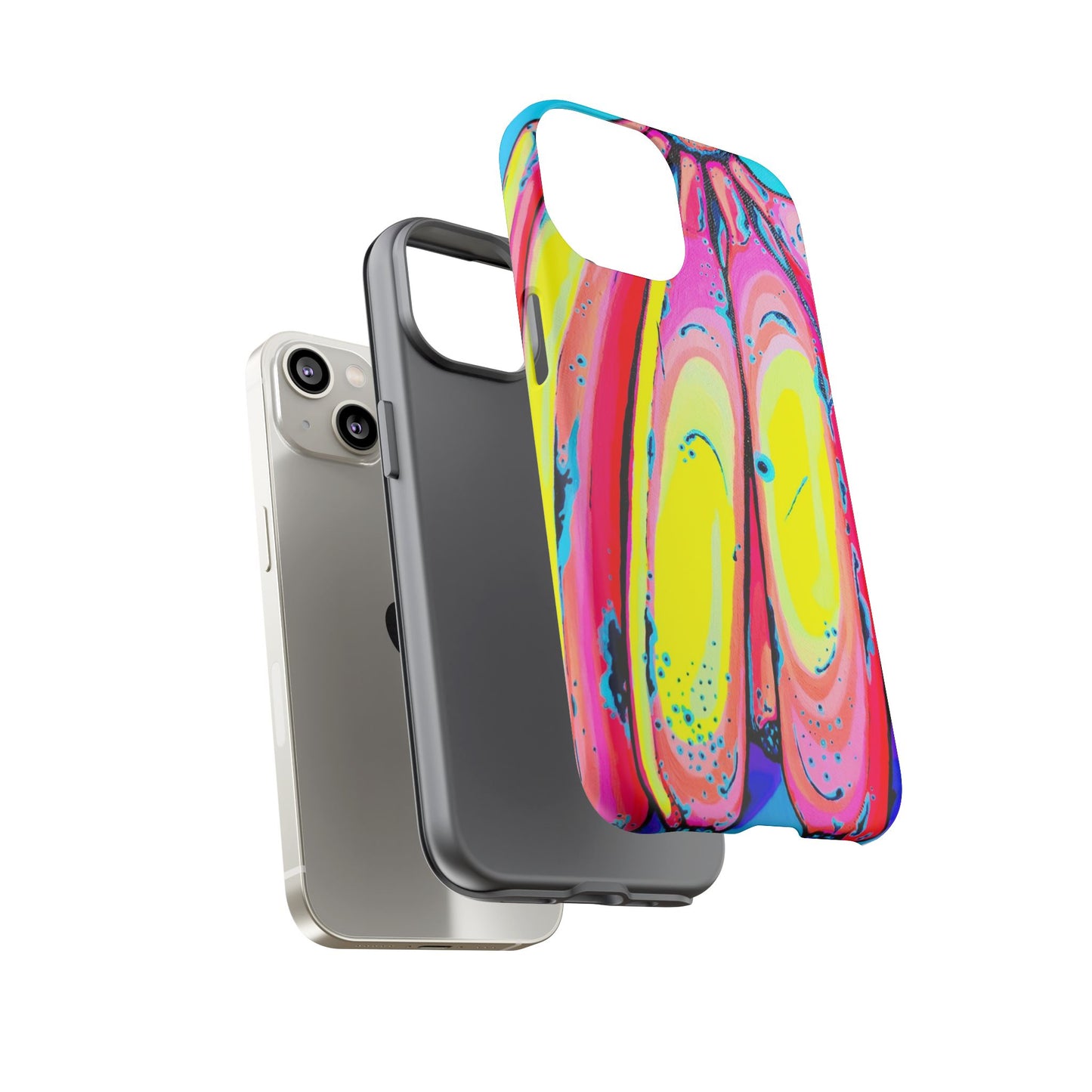 Neon Fat Bananas Tough Phone Case