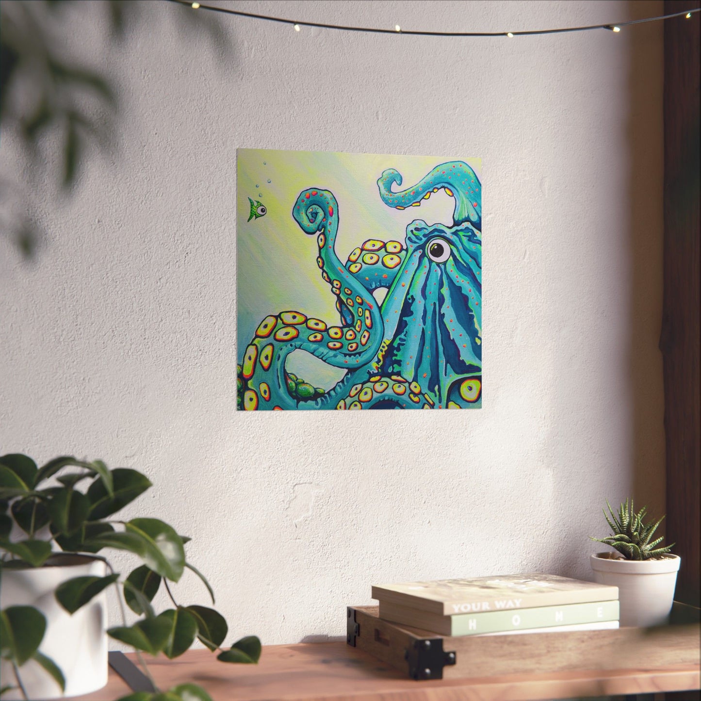 Cyclops Octopus Giclée Art Poster