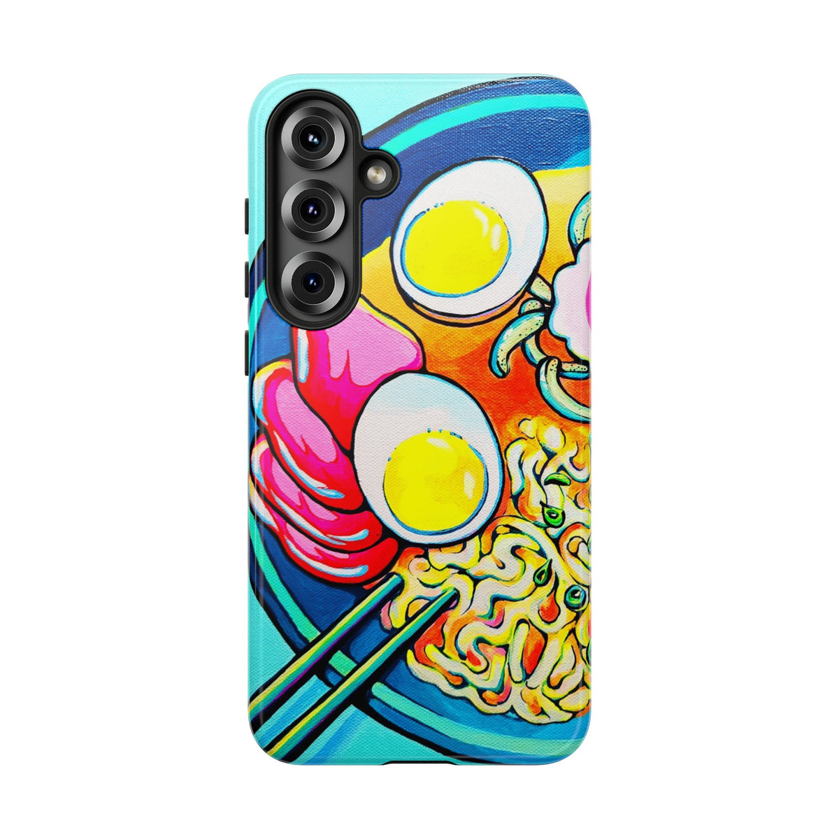 Coque de téléphone résistante Neon Ramen