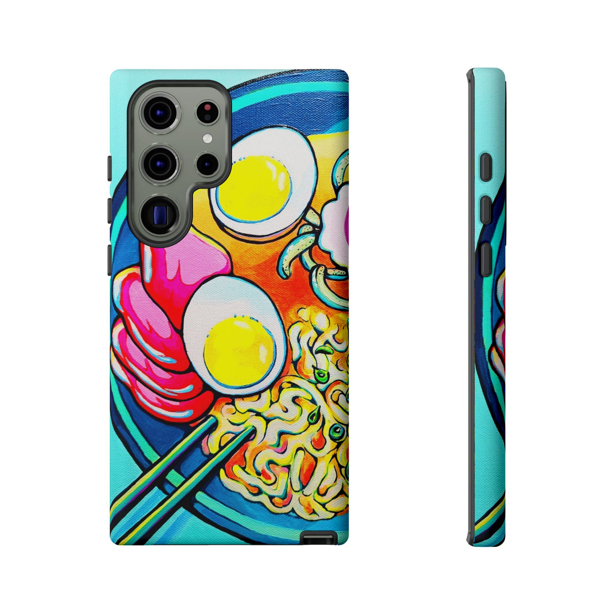 Coque de téléphone résistante Neon Ramen