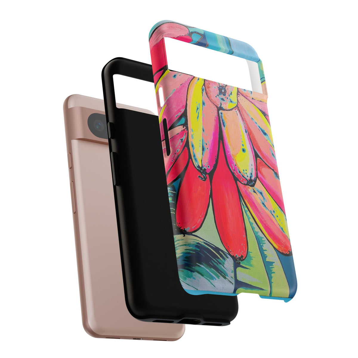 Neon Primitivo Bananas Tough Phone Case