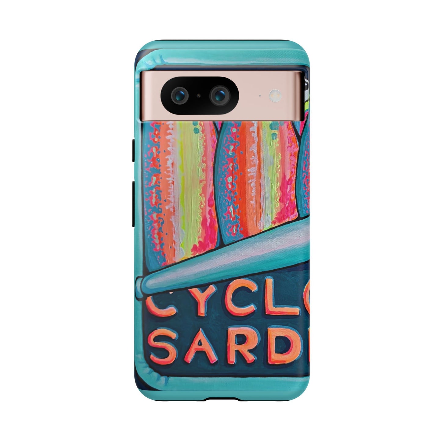 Neon Sardines Tough Phone Case