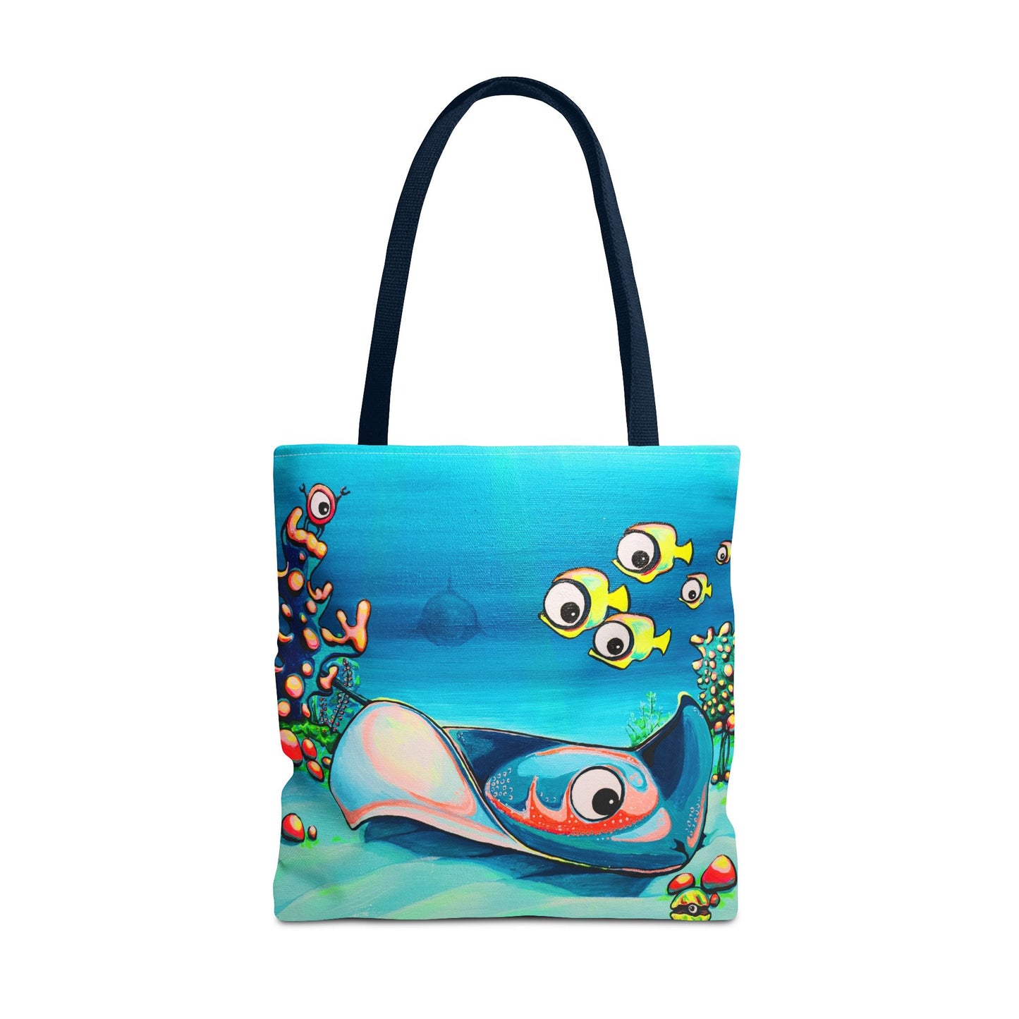 Premium Cyclops Stingray Tote Bag, Original Artist Design, Reusable Shopping Tote, Eco-Friendly