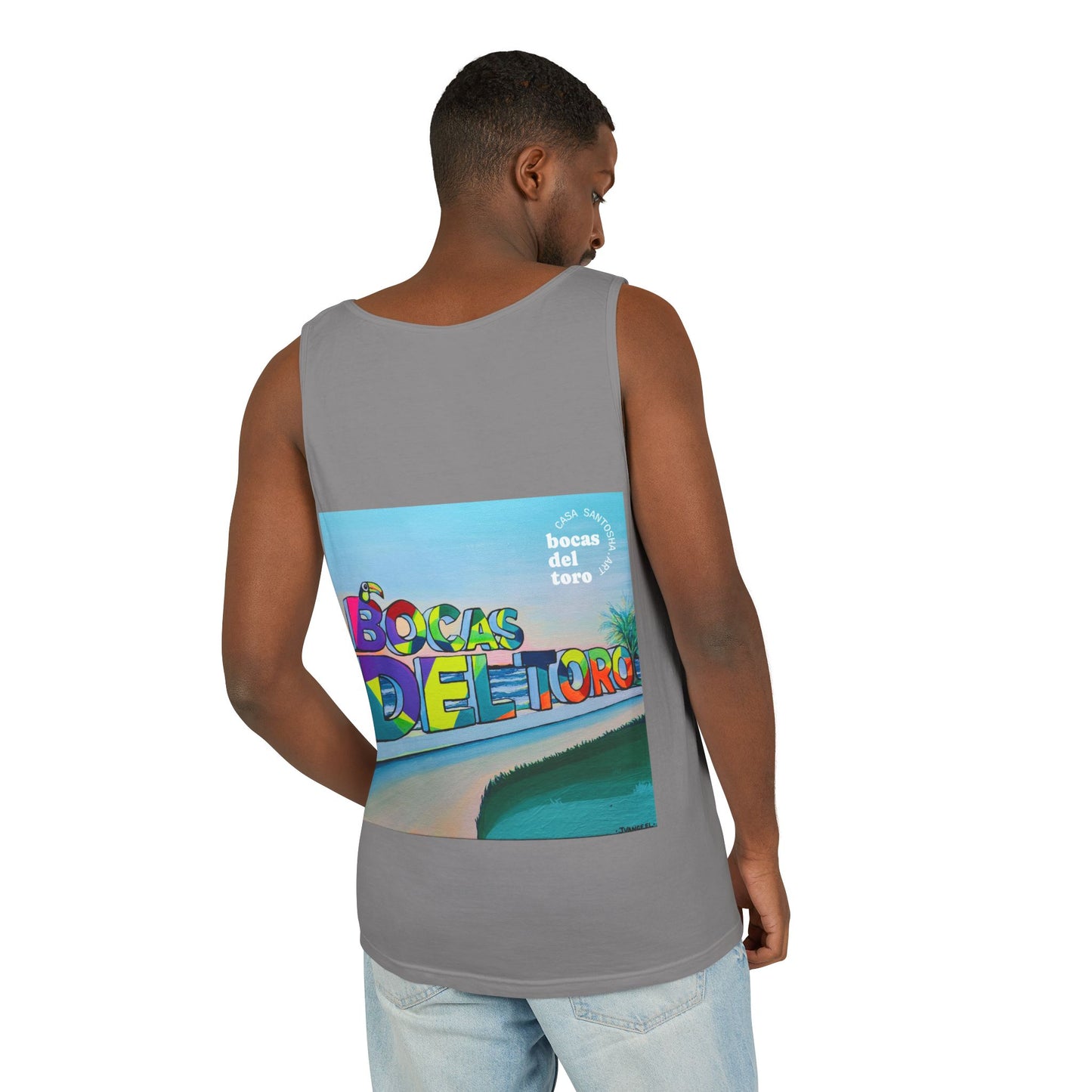 Unisex Bocas Del Toro Sign Tank Top - Perfect for Summer Vibes