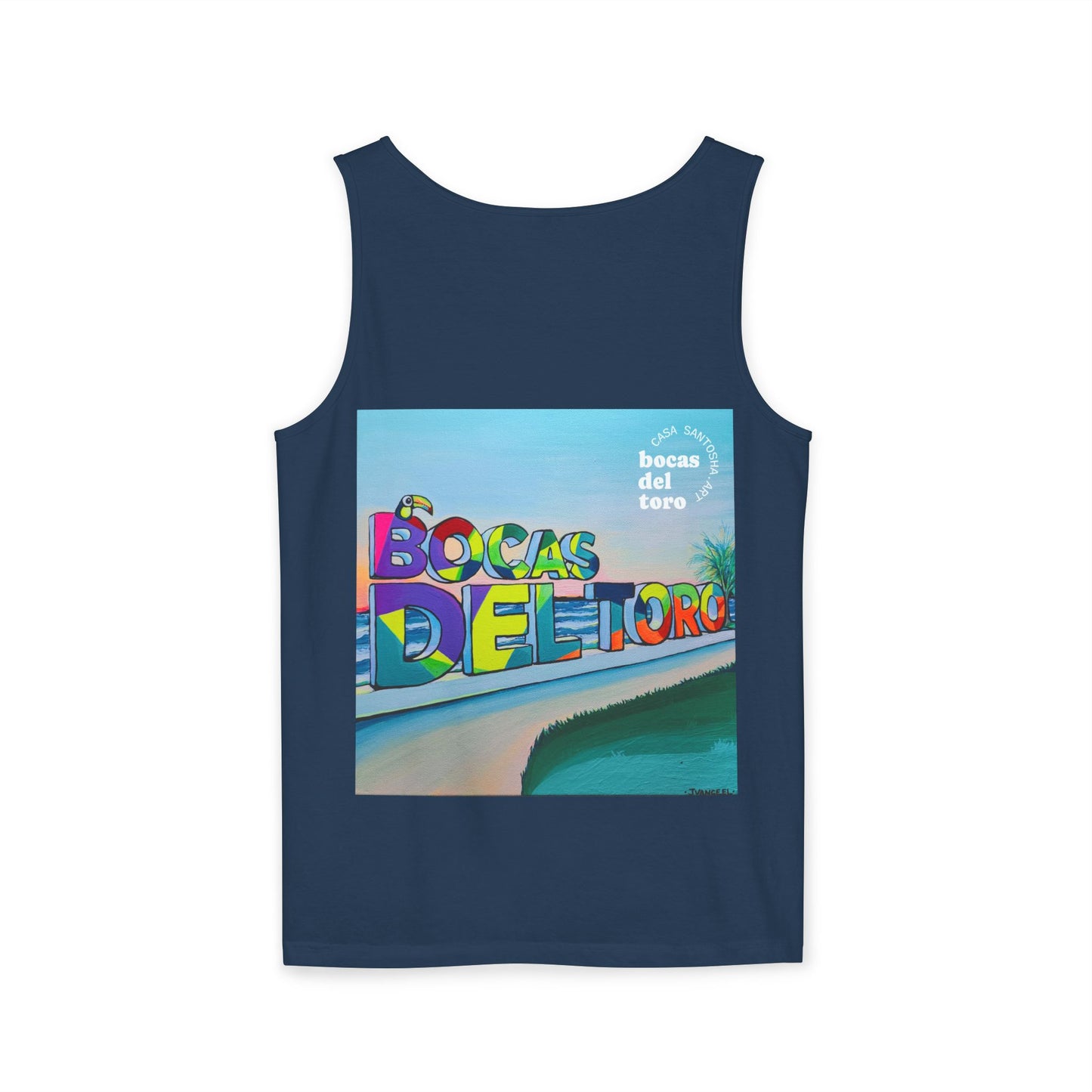 Unisex Bocas Del Toro Sign Tank Top - Perfect for Summer Vibes
