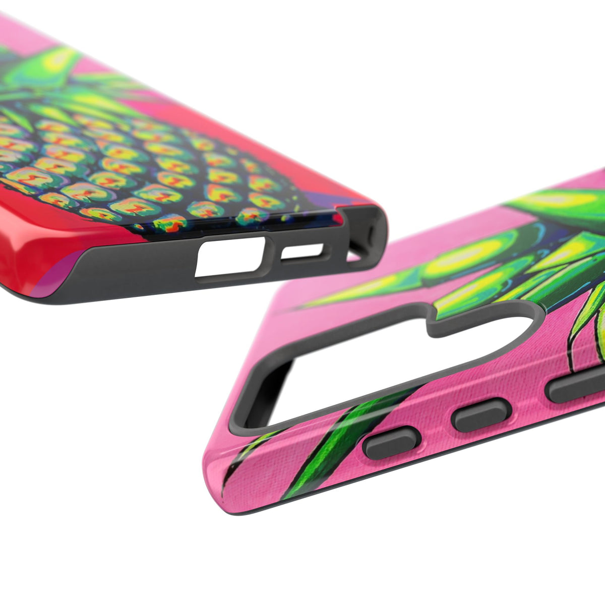 Neon Pineapple Tough Phone Case