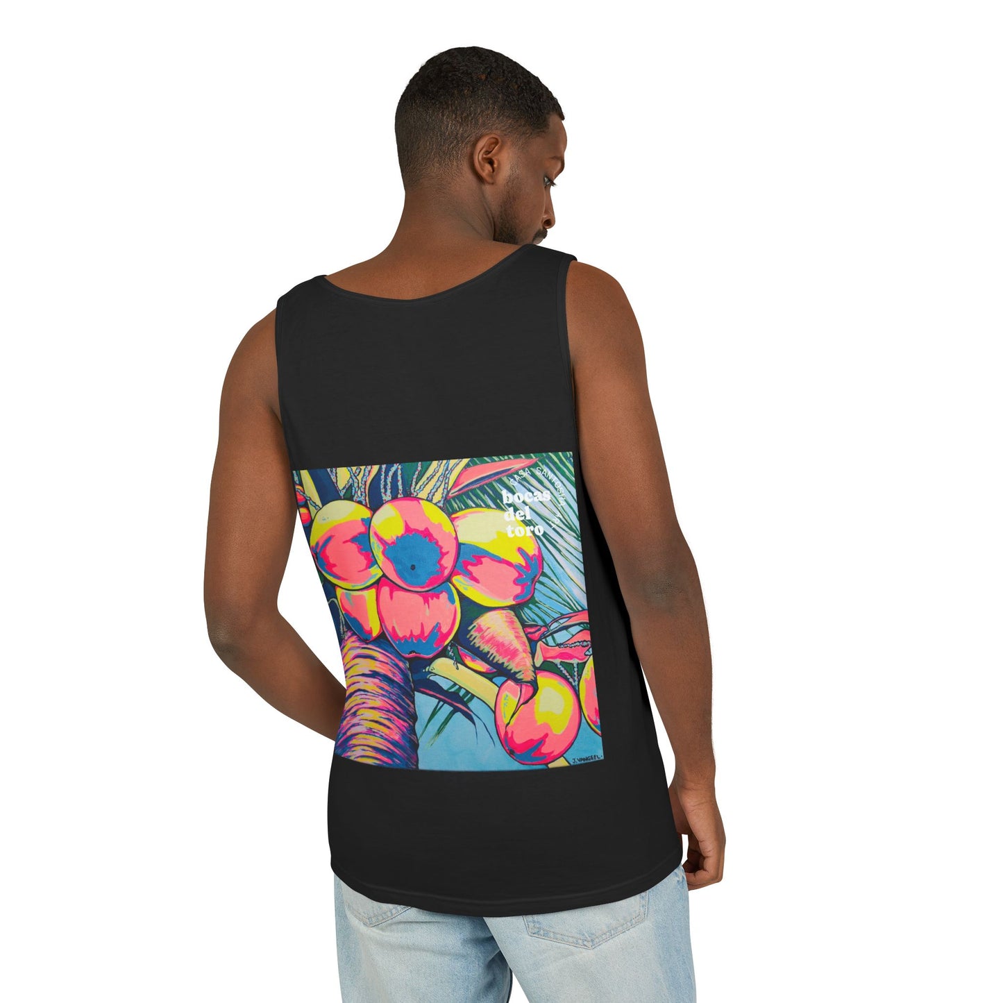 Unisex Neon Coconuts Tank Top - Perfect for Summer Vibes