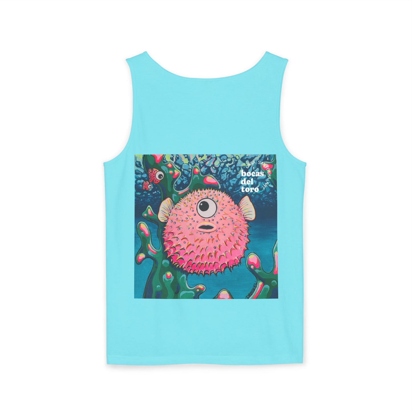 Unisex Cyclops Pufferfish Tank Top - Perfect for Summer Vibes