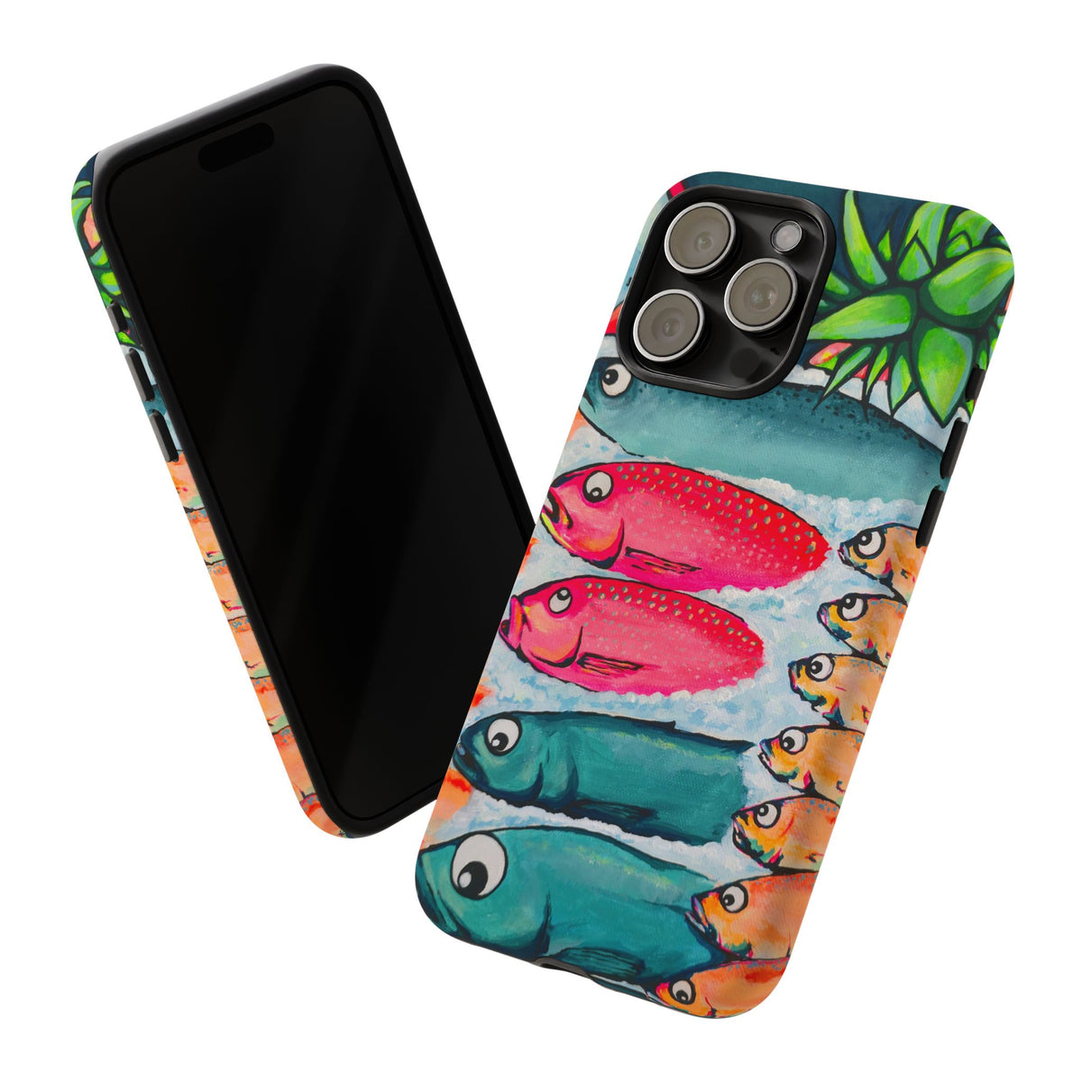 Neon Cabo Fish Market Tough Phone Case