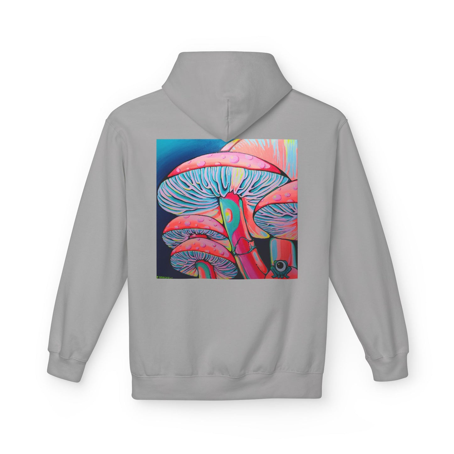 Unisex Trippy Mushrooms Soft Hoodie