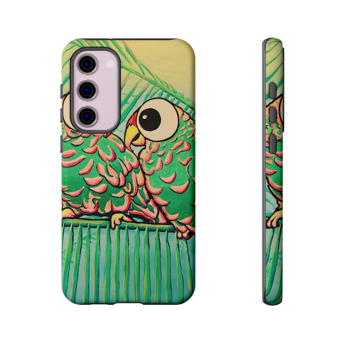 Chatty Cyclops Parrots Tough Phone Case