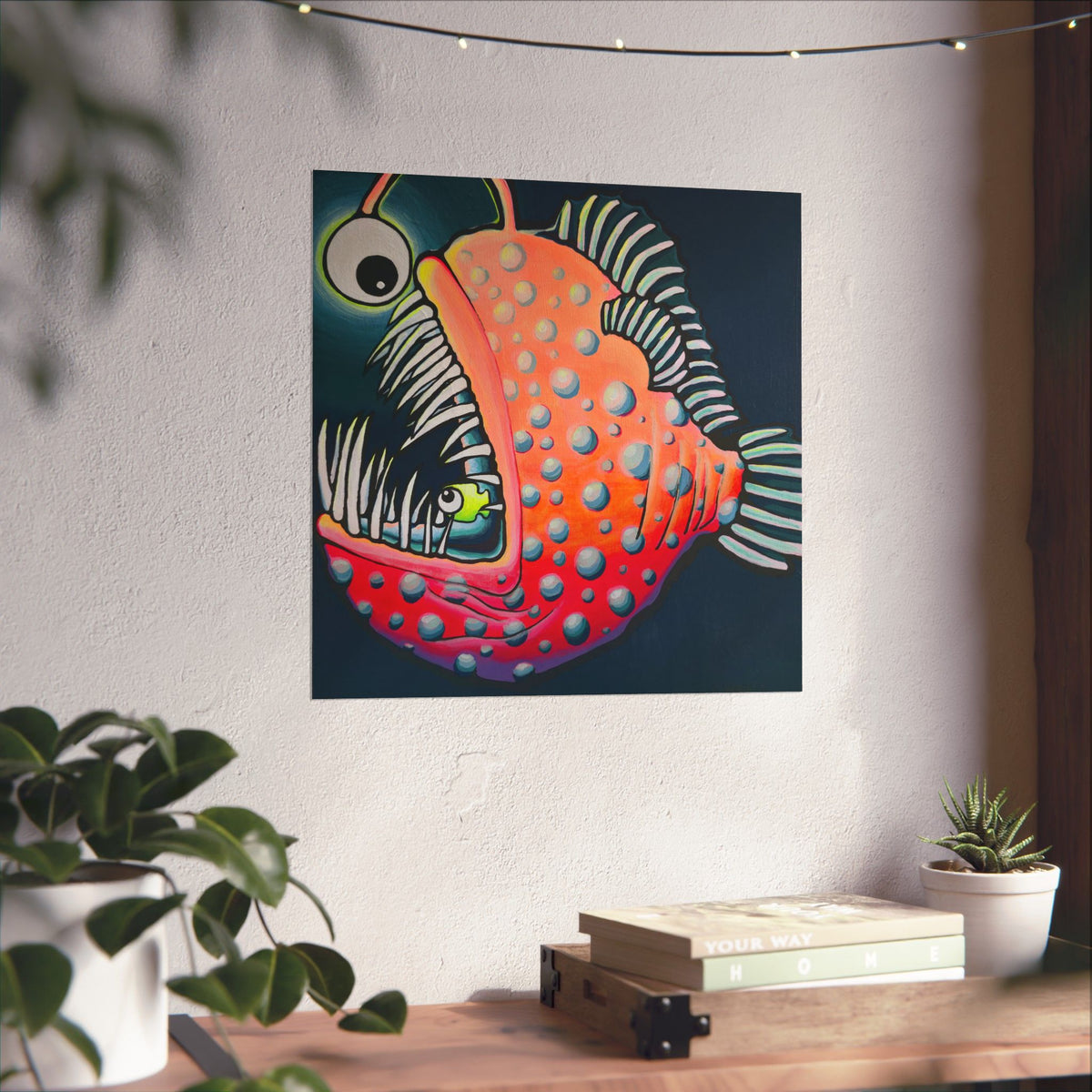 Cyclops Anglerfish Giclée Art Poster