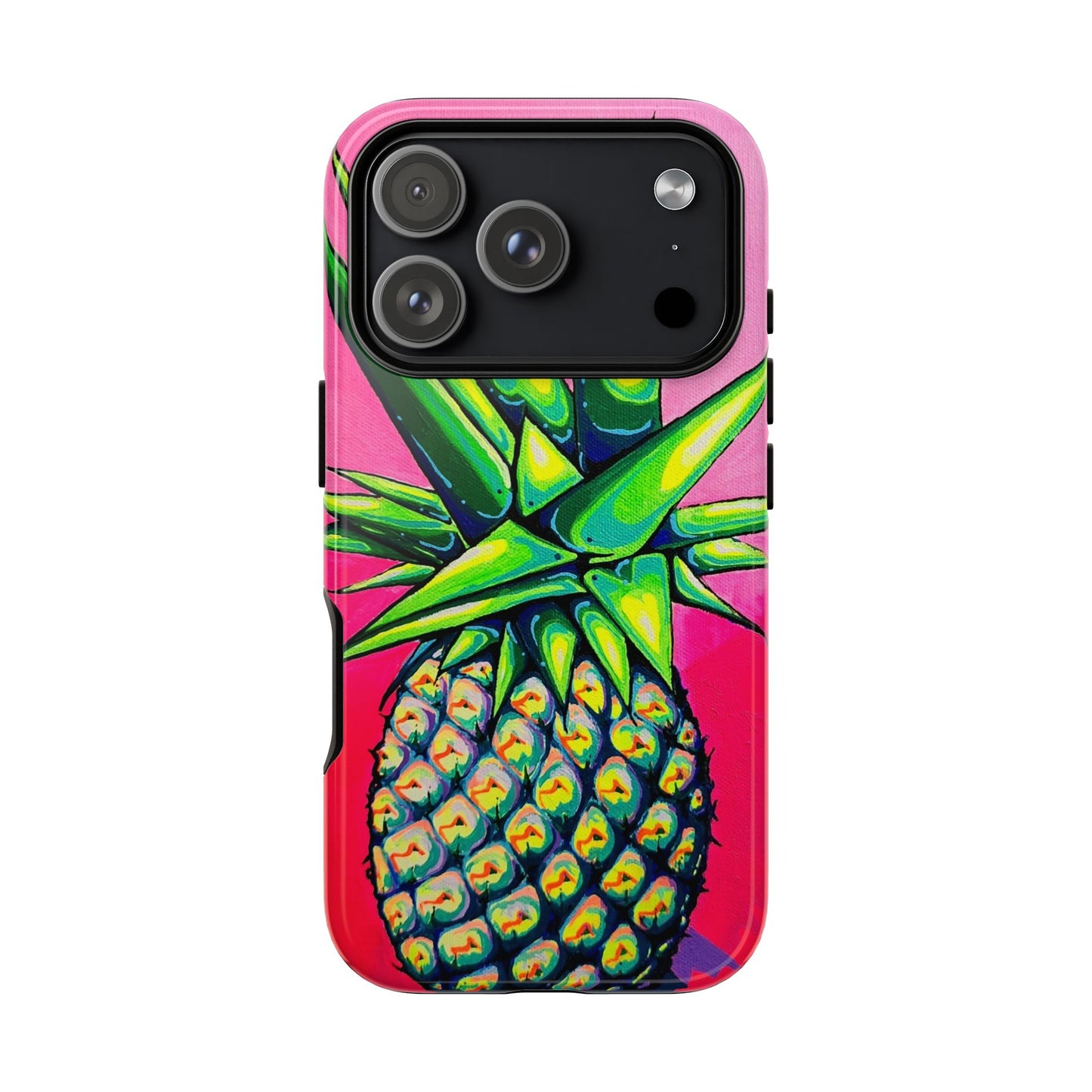 Neon Pineapple Tough Phone Case