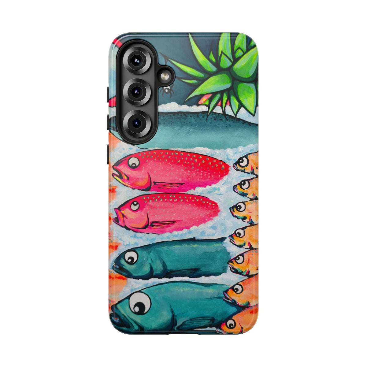 Neon Cabo Fish Market Tough Phone Case