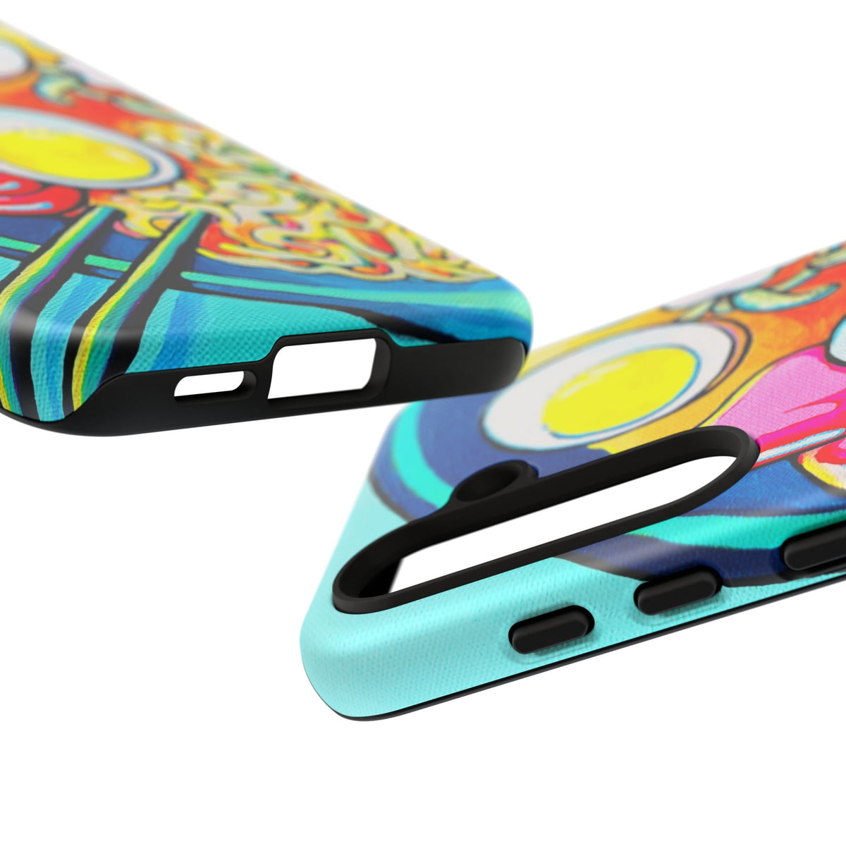 Coque de téléphone résistante Neon Ramen