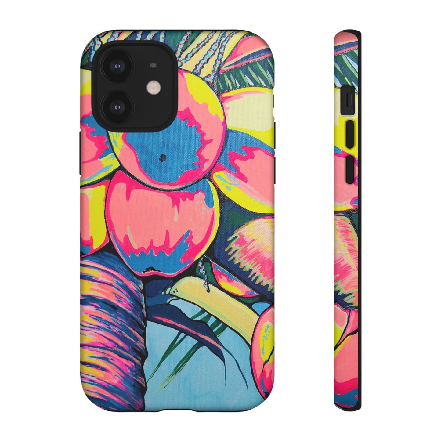 Neon Coconuts Tough Phone Case