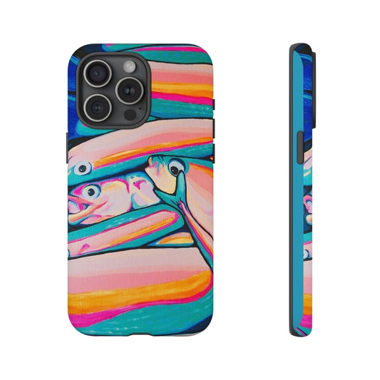 Neon Fish Tough Phone Case