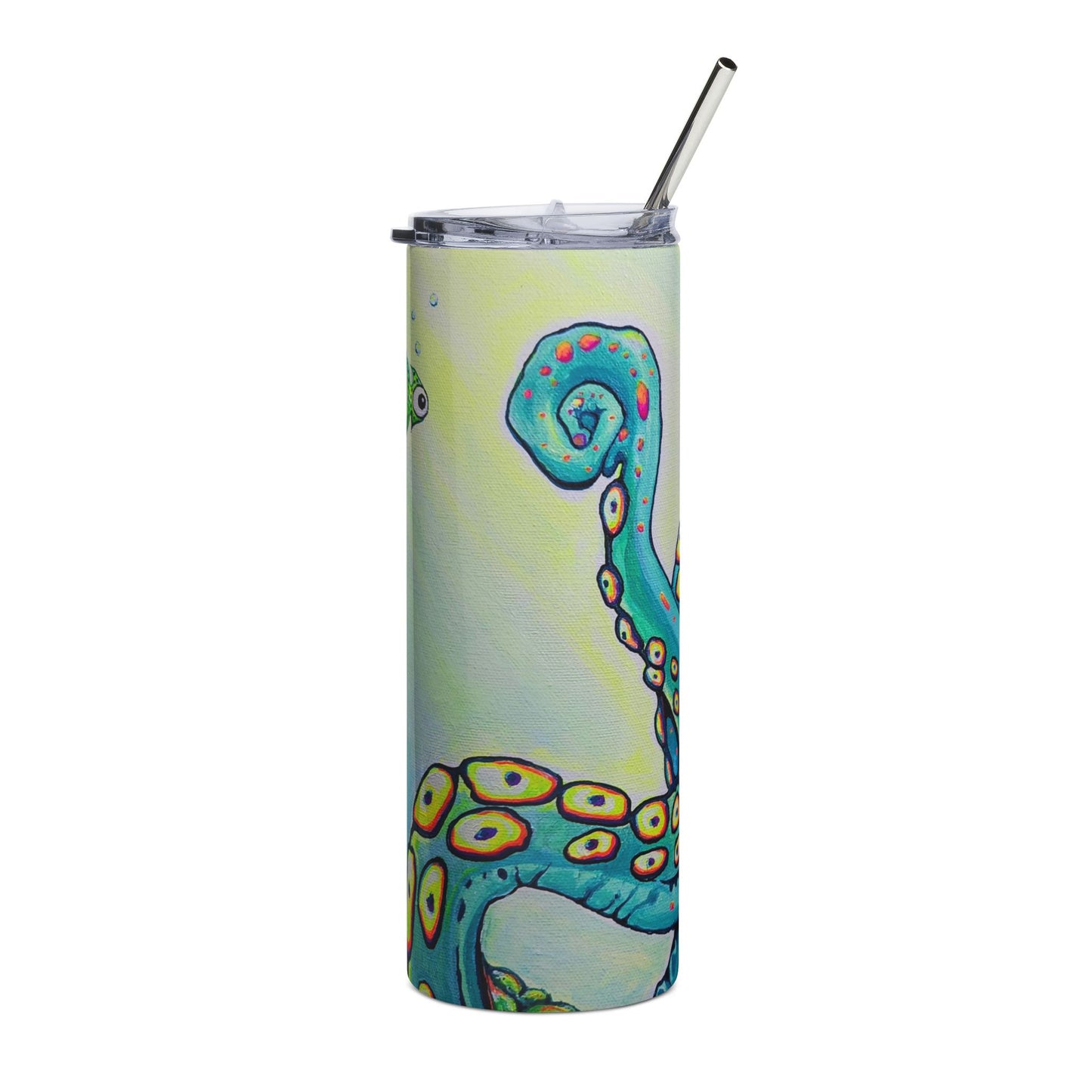 Cyclops Octopus Stainless Steel Tumbler, 20oz | Fun Travel Mug, Eco-Friendly