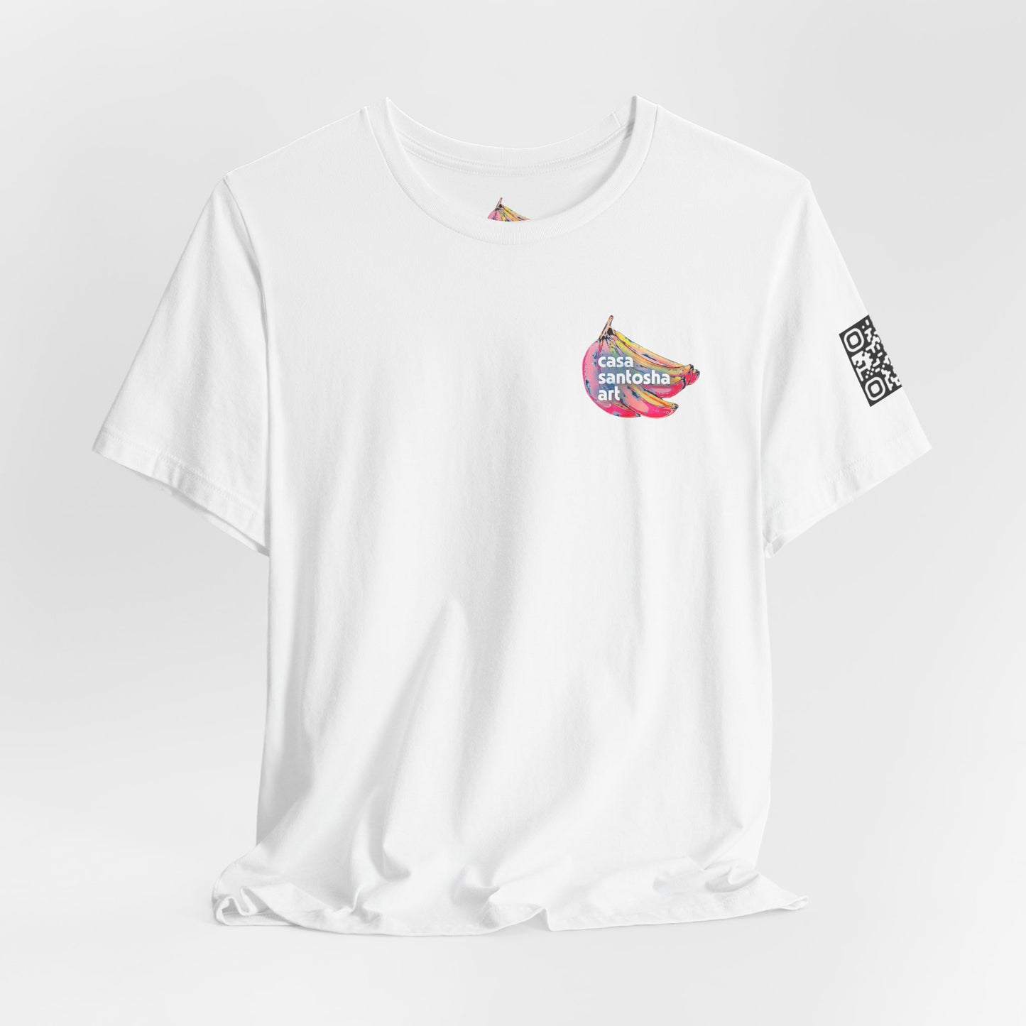 T-shirt unisexe néon à motif poisson frit