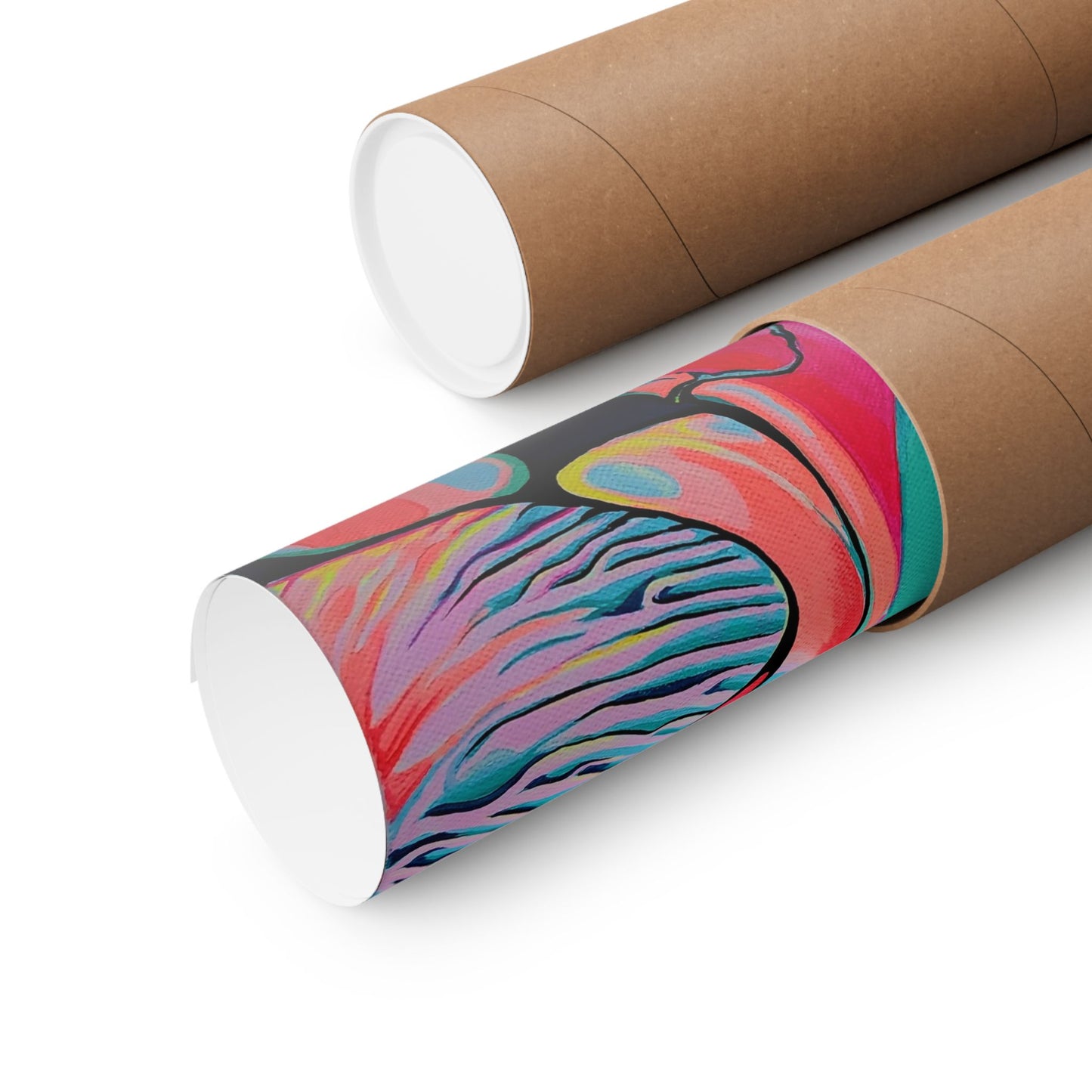 Trippy Mushrooms Giclée Art Poster