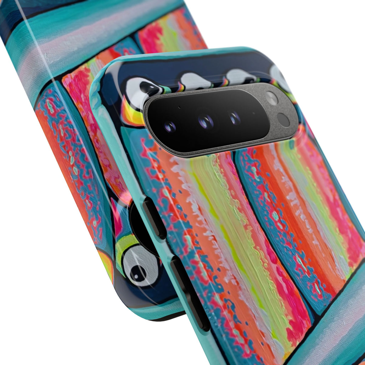 Neon Sardines Tough Phone Case