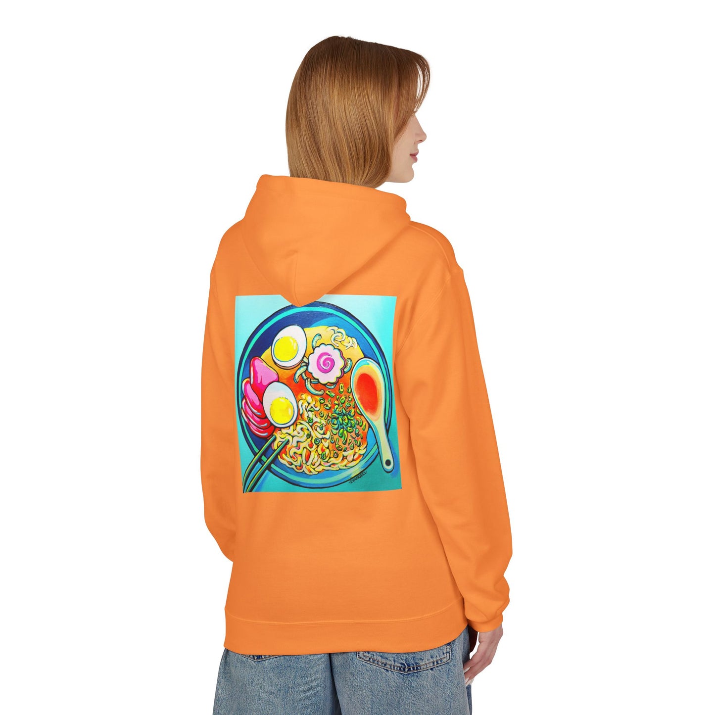 Unisex Neon Ramen Soft Hoodie