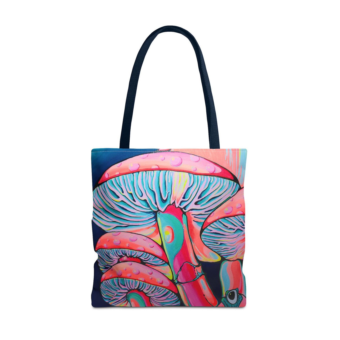 Premium Trippy Mushrooms Tote Bag, Original Artist Design, Reusable Shopping Tote, Eco-Friendly