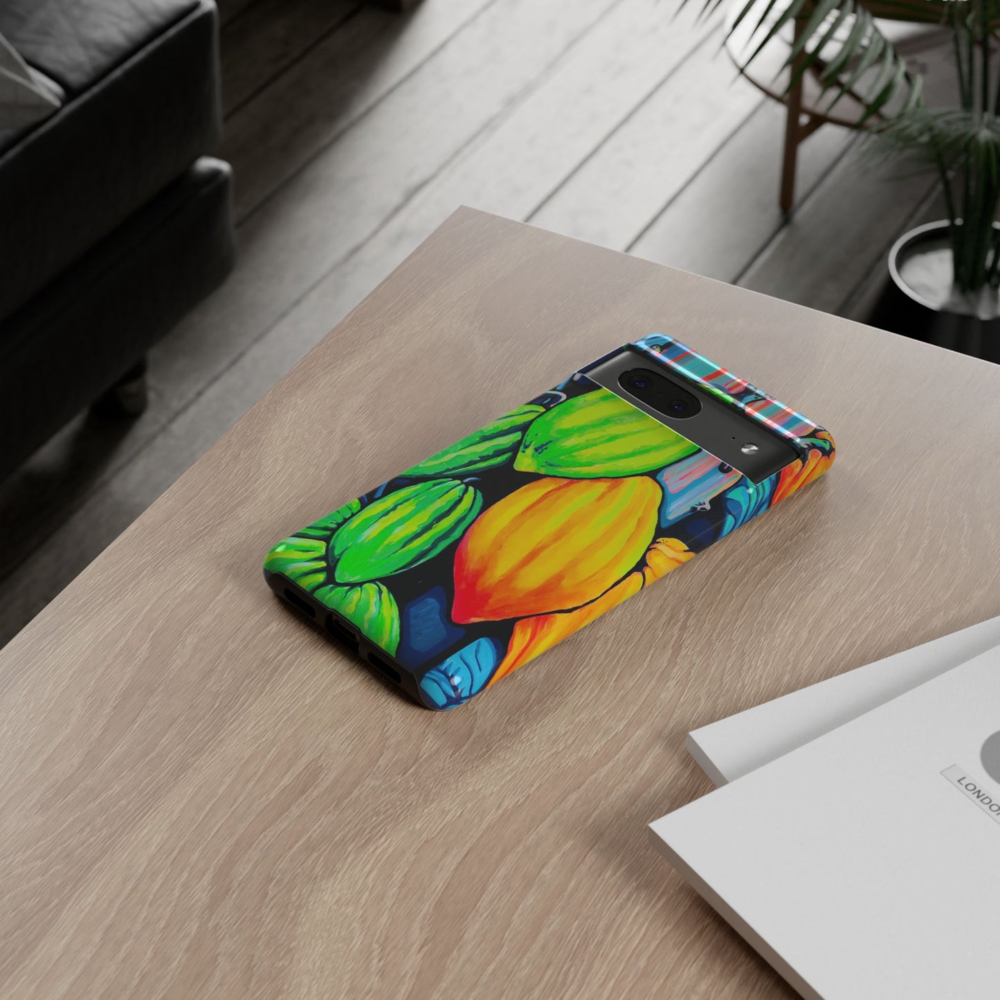 Neon Cacao Tough Phone Case