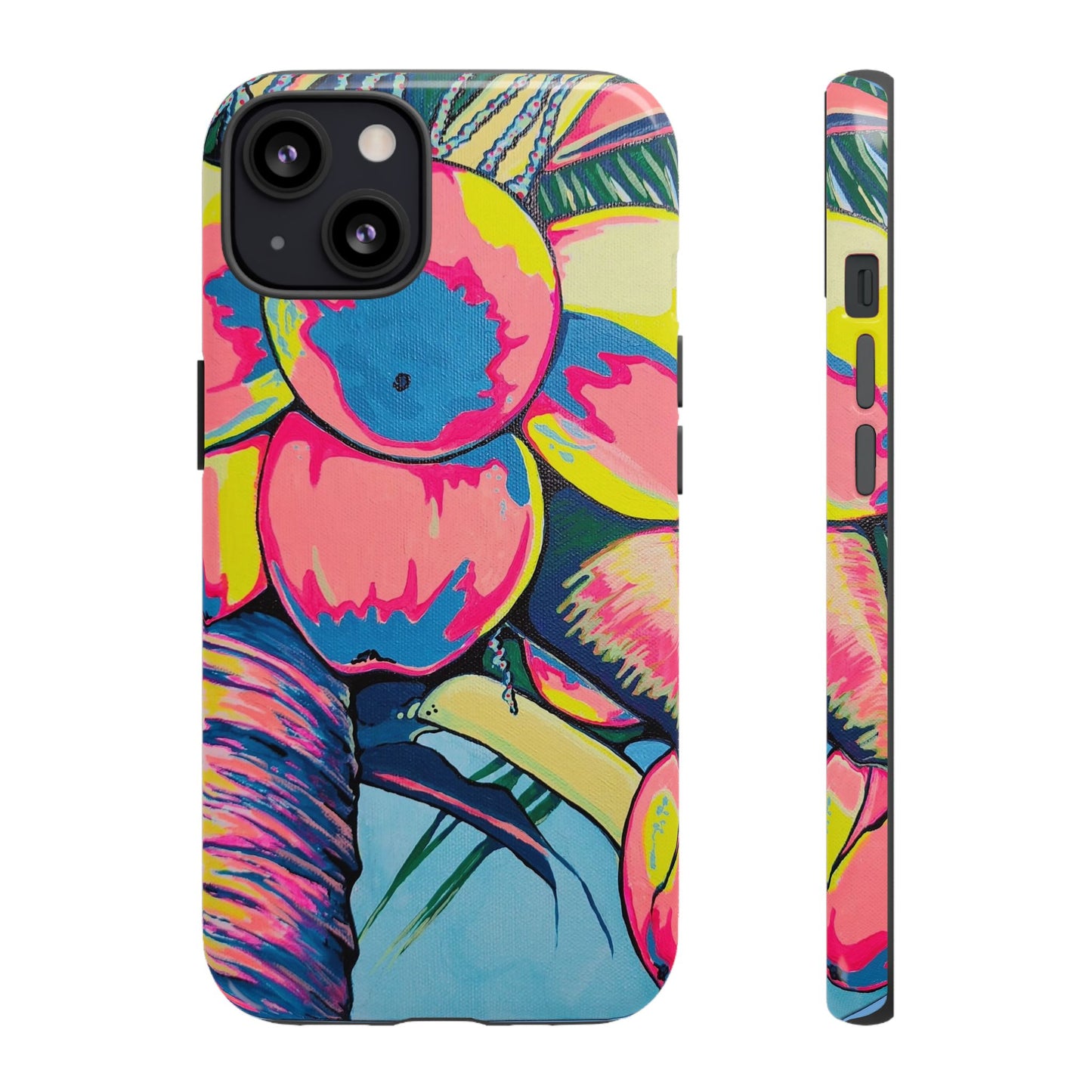Neon Coconuts Tough Phone Case