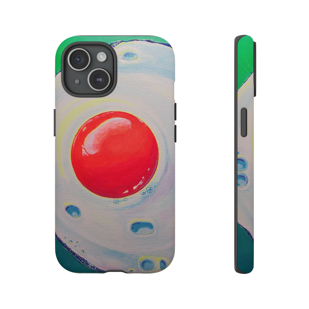 Neon Fried Egg Tough Phone Case
