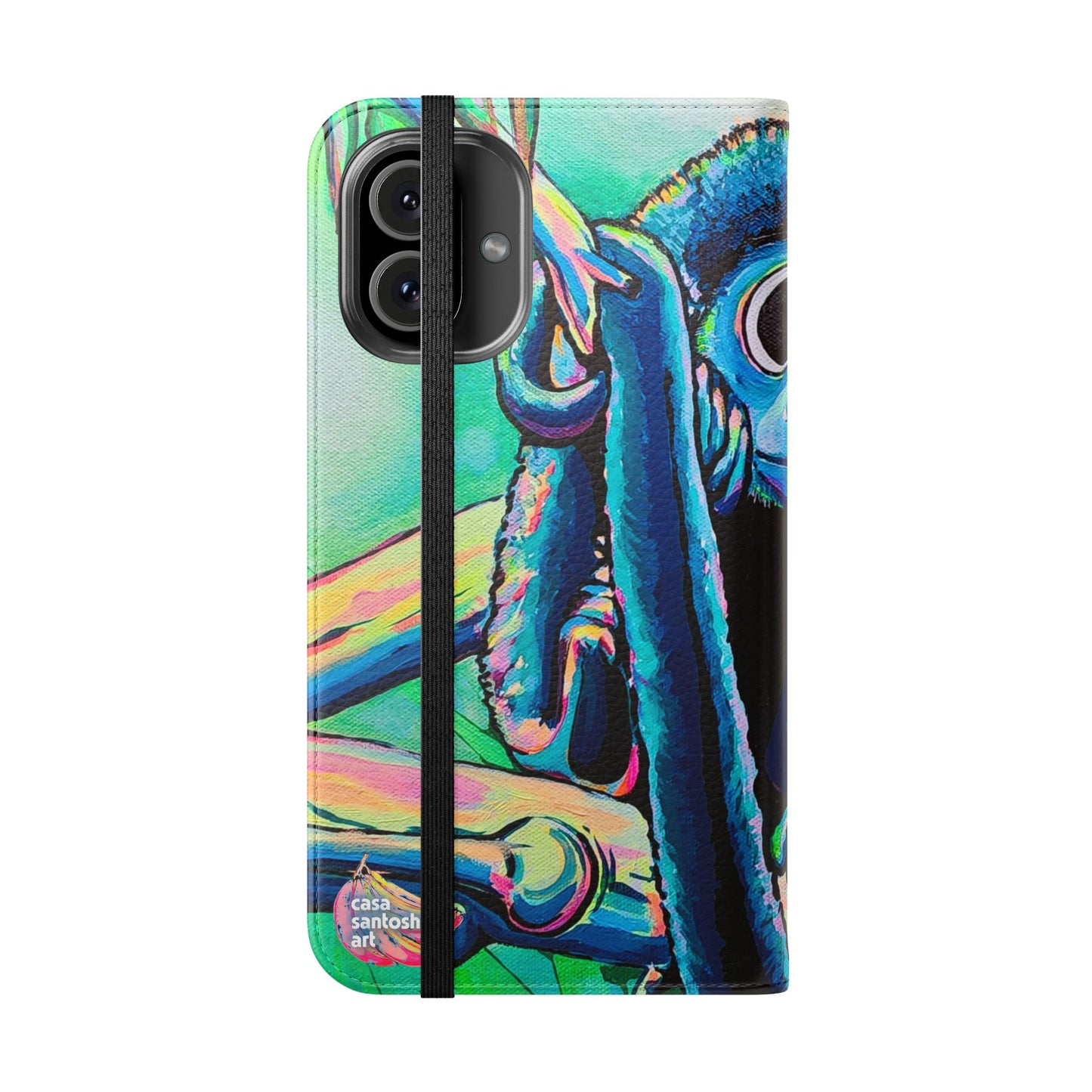 Cyclops Monkey Flip Phone Case – Wallet Cover with Card Slots