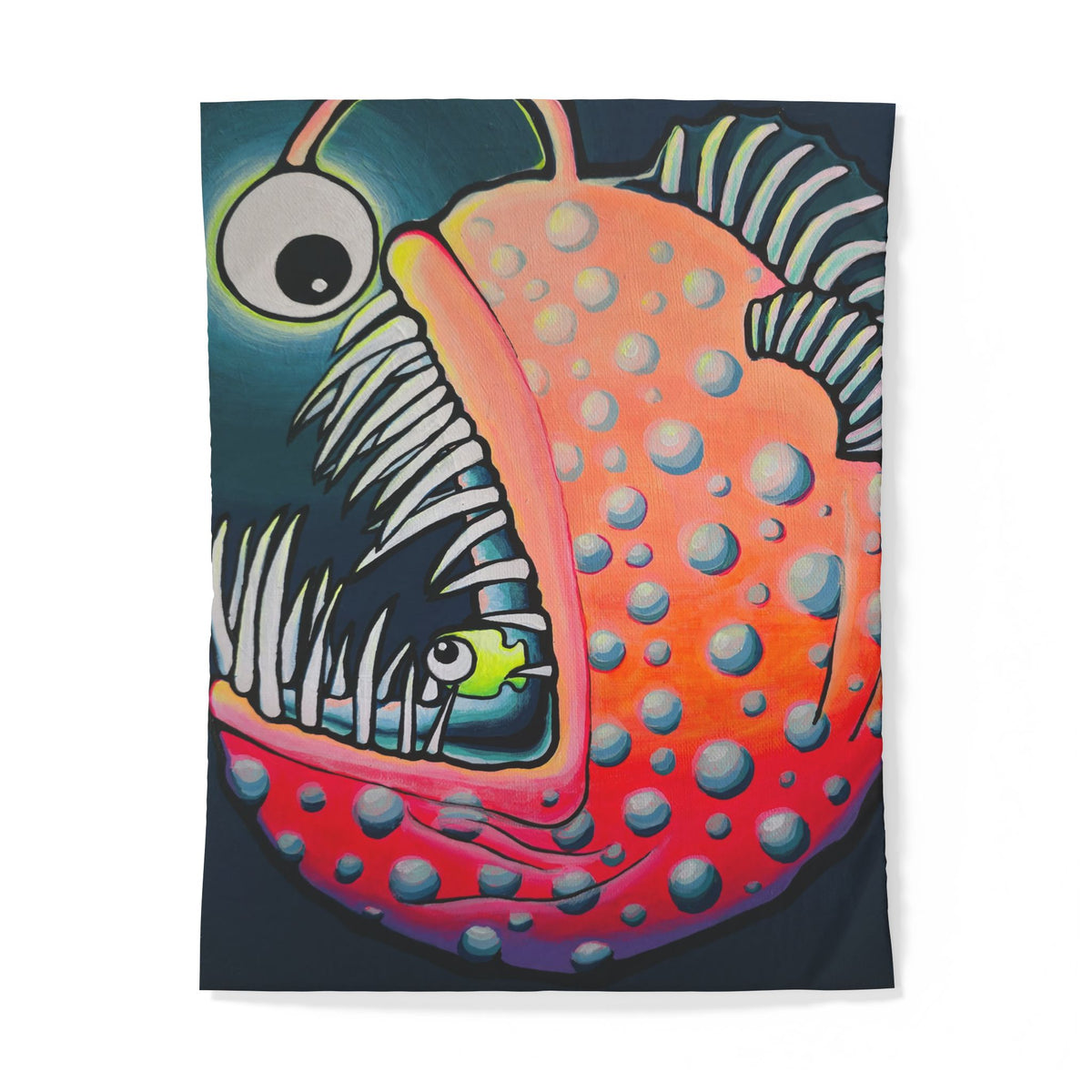 Cyclops Anglerfish Duvet Cover