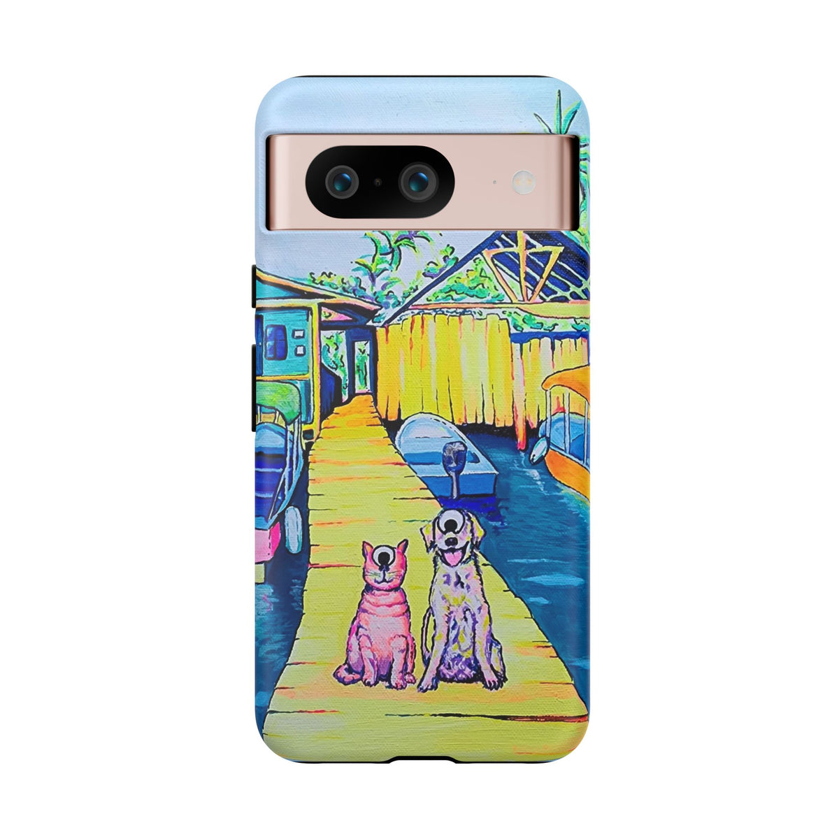 Cyclops Cat and Dog in Bocas Tough Phone Case