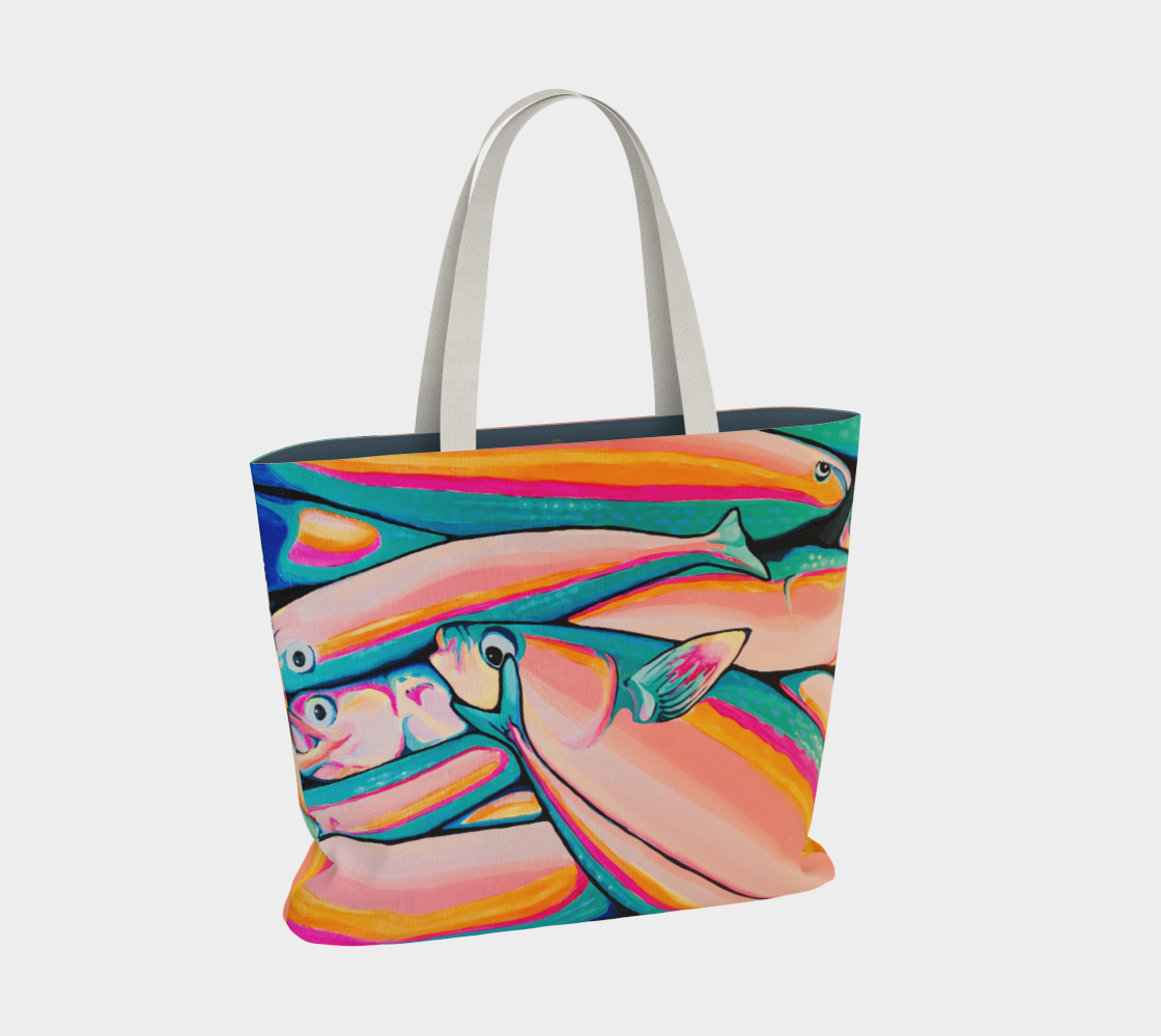 Neon Fish Market Tote